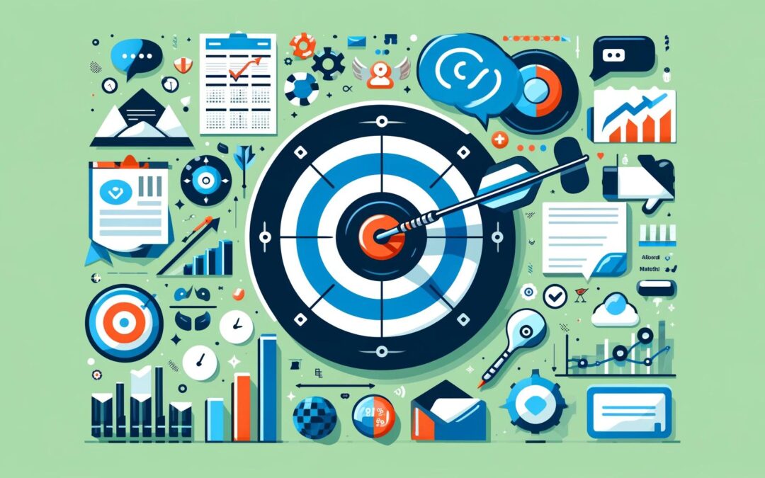 An image of a target illustrating why goal setting is important to inbound marketing