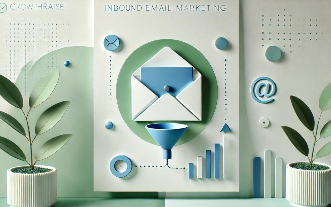 Inbound email marketing showcased on a piece of paper